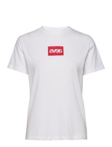 Everyday Square Logo Tee White Svea