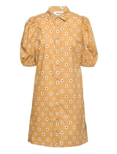 Rossamd Print Dress Yellow Modström