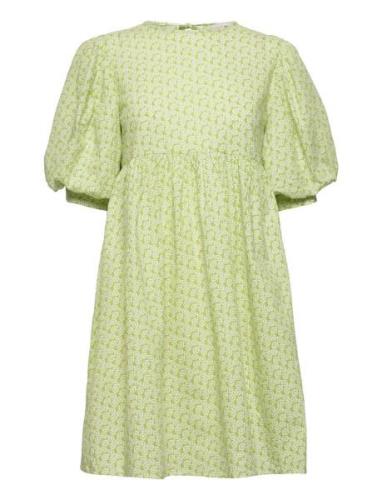 Casandra Dress Green A-View