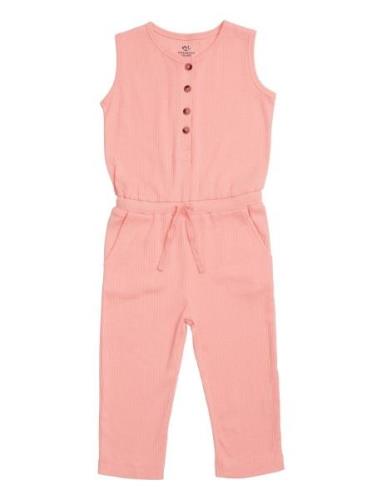 Rib Jersey Jumpsuit Pink Copenhagen Colors