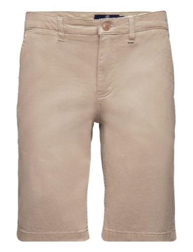 Jonas Twill Shorts Beige Kronstadt