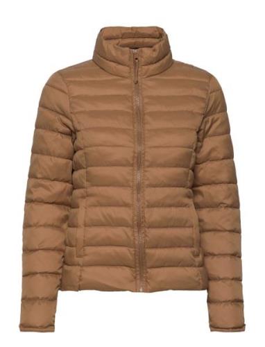 Onltahoe Quilted Jacket Otw Brown ONLY
