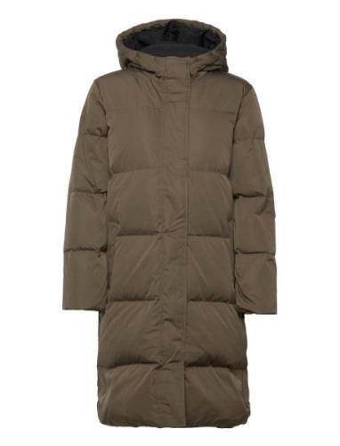 Slfnima New Down Coat W Brown Selected Femme