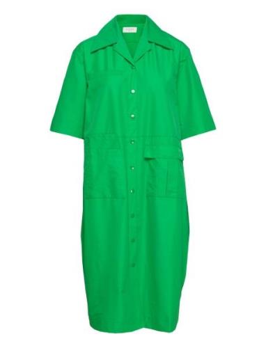 Lana Long Dress Green NORR