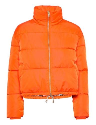 Short Puffer Jacket Orange Coster Copenhagen