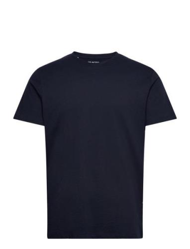 Slhaspen Ss O-Neck Tee Noos Navy Selected Homme