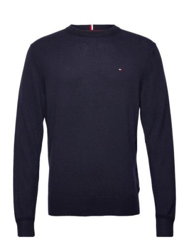 Pima Org Ctn Cashmere Crew Neck Navy Tommy Hilfiger