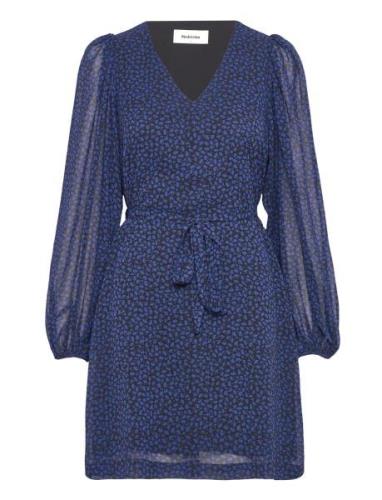 Baomd Print Dress Navy Modström