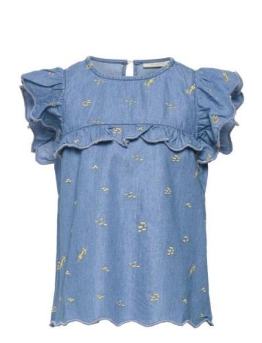 Sgflorin Chambray Top Blue Soft Gallery