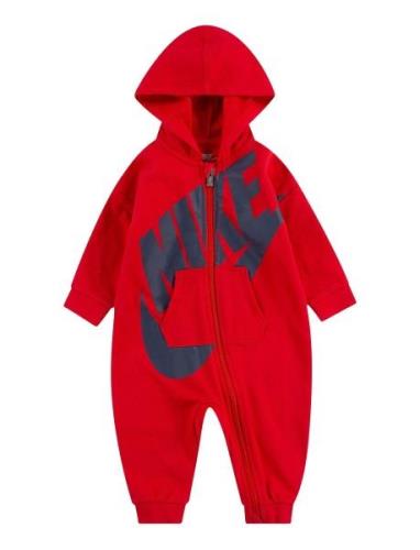 Baby French Terry All Day Play Coverall / Nkn All Day Play C Red Nike