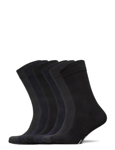 Socks 6-P, Bamboo, Navy 115A244145 6 Pc/Pack Black TOPECO