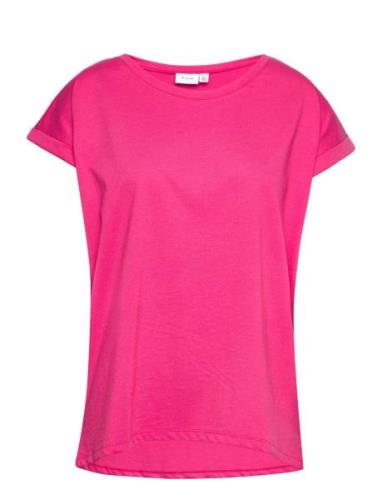 Vidreamers New Pure T-Shirt-Noos Pink Vila