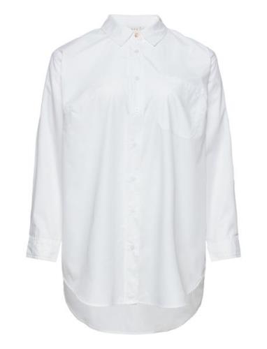 Kcl Shirt White Kaffe Curve