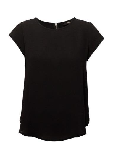 Onlvic S/S Solid Top Ptm Black ONLY