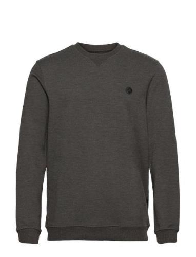 Jbs Of Dk Badge Crew Neck Fsc Grey JBS Of Denmark