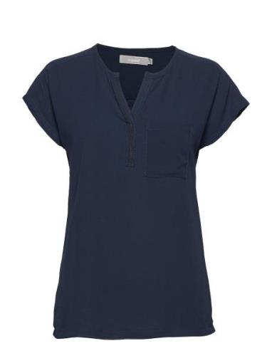 Frzawov 2 Blouse Navy Fransa