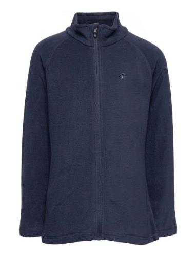 Fleece Jacket, Full Zip Blue Color Kids