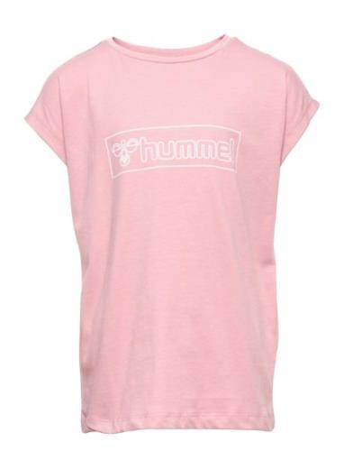 Hmlboxline T-Shirt S/S Pink Hummel