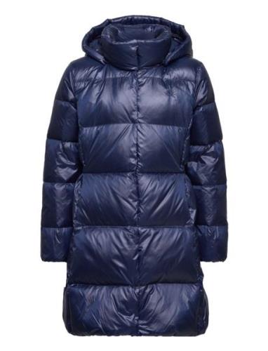 Water-Resistant Down Long Coat Blue Ralph Lauren Kids