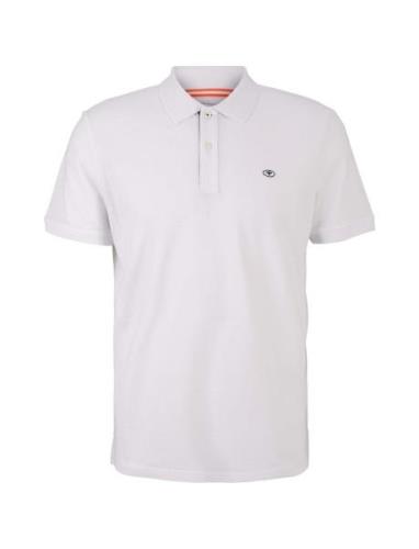 Basic Polo With Contrast White Tom Tailor