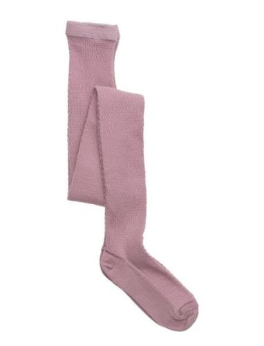 Capsule Wool Tights Pink Mp Denmark