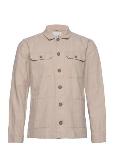 Cfjacobs 0080 Linen Shacket Beige Casual Friday