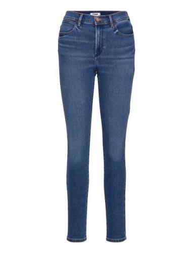 High Rise Skinny Blue Wrangler