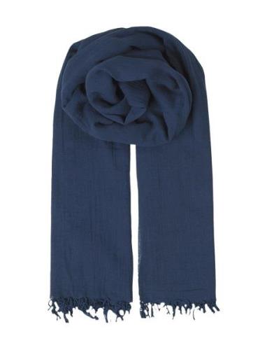 Solid Ilona Scarf Navy Becksöndergaard