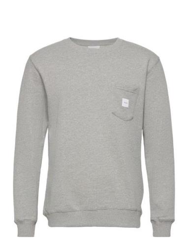 Square Pocket Sweatshirt Grey Makia