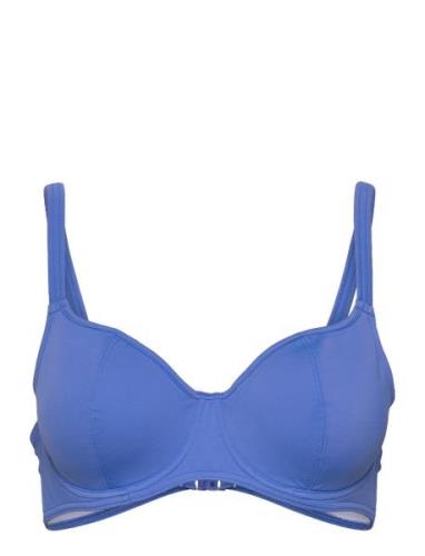 Jewel Cove Uw Sweetheart Bikini Top Blue Freya