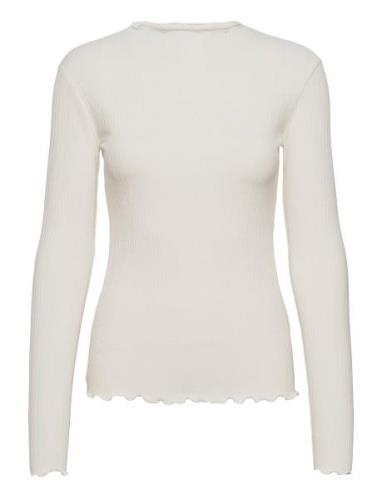 Candacekb Ls Tee White Karen By Simonsen