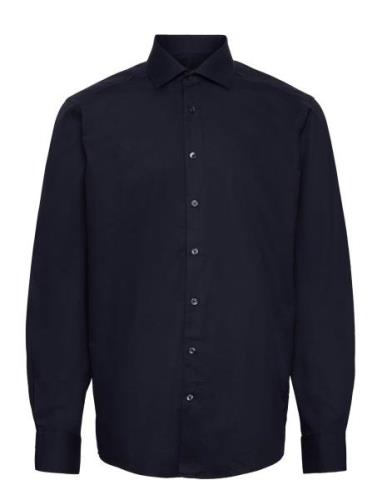 Bs Tjardo Modern Fit Shirt Navy Bruun & Stengade