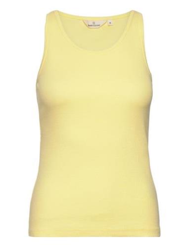 Ludmilla Tank Gots Yellow Basic Apparel