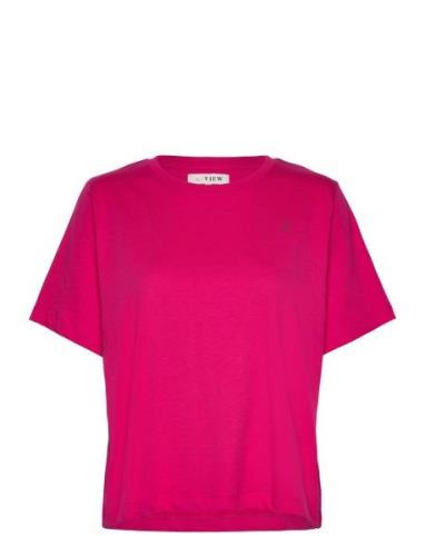 Sila T-Shirt Pink A-View