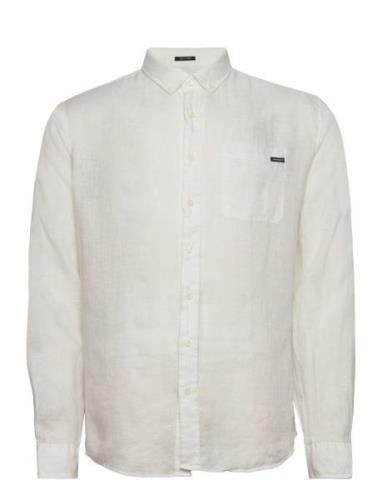 Pure Linen L/S Shirt White Lindbergh