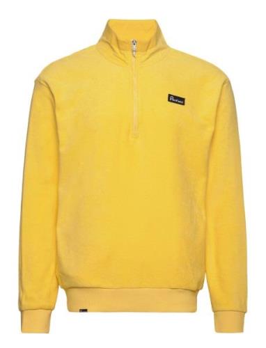 Towelling Funnel Sweat Yellow Penfield
