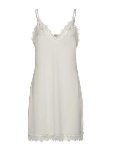 Rwbillie Lace Strap Dress Cream Rosemunde