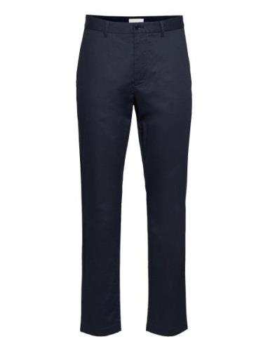 Marcus Light Twill Trousers Blue Wood Wood