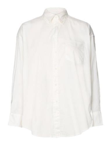 Os Luxury Oxford Bd Shirt White GANT