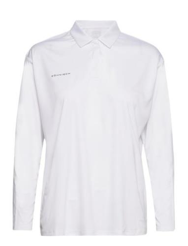 Corinne Long Sleeve Poloshirt White Röhnisch