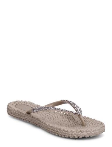 Flip Flop With Glitter Grey Ilse Jacobsen