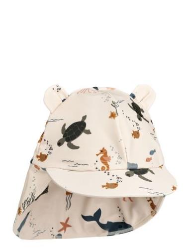 Senia Sun Hat With Ears Cream Liewood