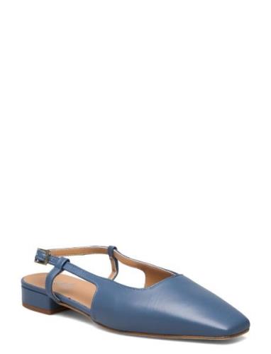 Flat Sling-Back Blue Apair