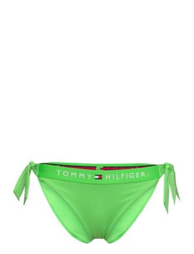 Side Tie Cheeky Bikini Green Tommy Hilfiger