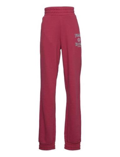 Slouchy Varsity Sweatpants Pink Tommy Hilfiger