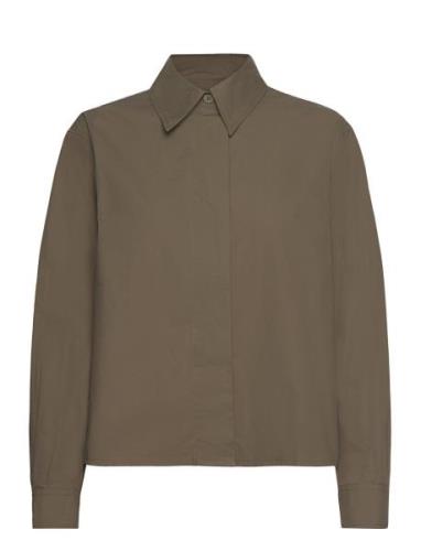 Eskamille Shirt F Khaki Enkel Studio