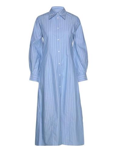 Reg Stripe Maxi Shirt Dress Blue GANT