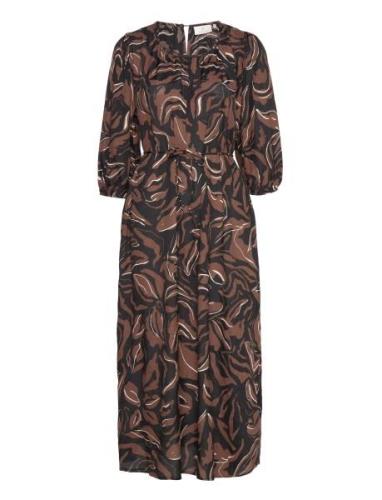 Kadorita Dress Brown Kaffe