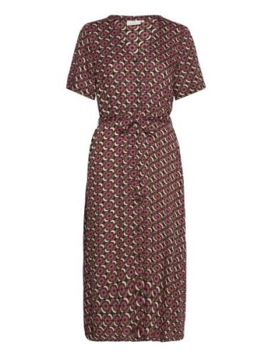 Kamarta Long Dress Brown Kaffe