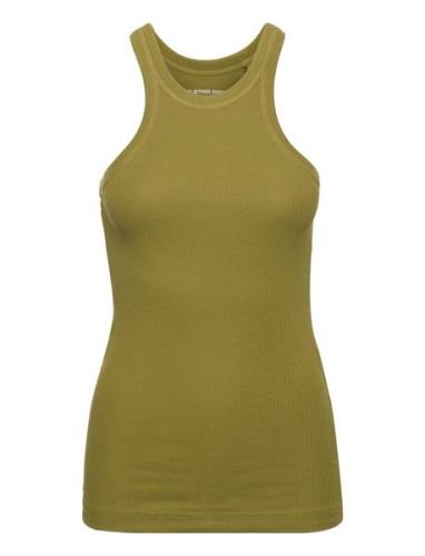 Italian Army Ultra Slim Tank Top Wm Green G-Star RAW